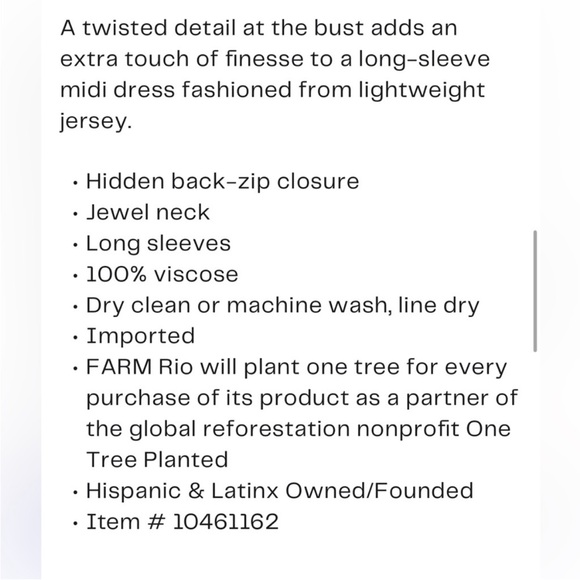 NWT SMALL - Red Twisted Cup Midi Dress - Picture 4 of 4